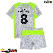 Camisa de Futebol Manchester City Mateo Kovacic #8 Equipamento Alternativo Infantil 2025-26 Manga Curta (+ Calças curtas)